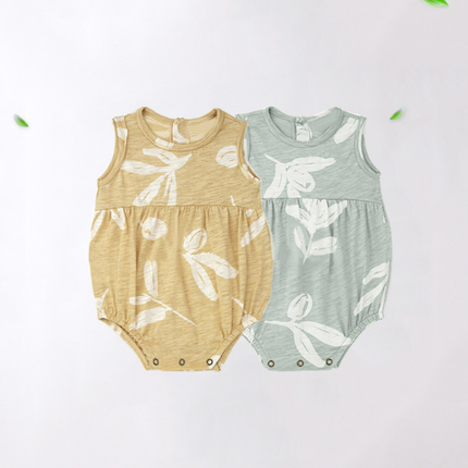 Infants Summer Bodysuit Newborn Baby Sleeveless Triangle Romper