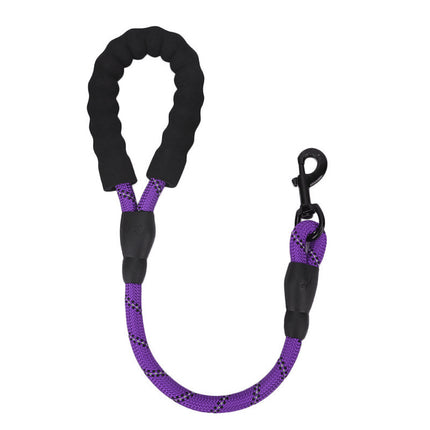 Wholesale Pet Short Traction Rope Reflective Round Rope Non-stretching Pet Collar Dog Leash