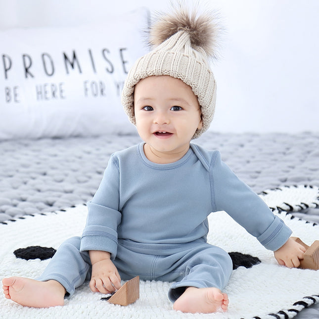 Wholesale Baby Thermal Underwear Baby Cotton Autumn Winter Long Johns