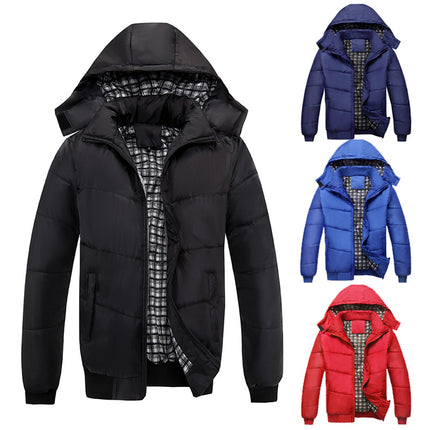 Wholesale Men's Plus Size Winter Hooded Padding Jacket