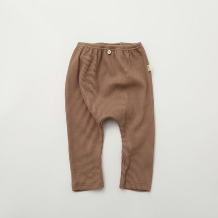 Baby Thickened Warm Fleece Trousers Kids Pants