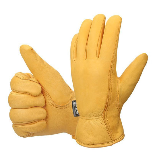 Wholesale Winter Cycling Deerskin First Layer Warm Gloves
