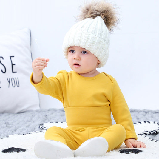 Wholesale Baby Thermal Underwear Baby Cotton Autumn Winter Long Johns