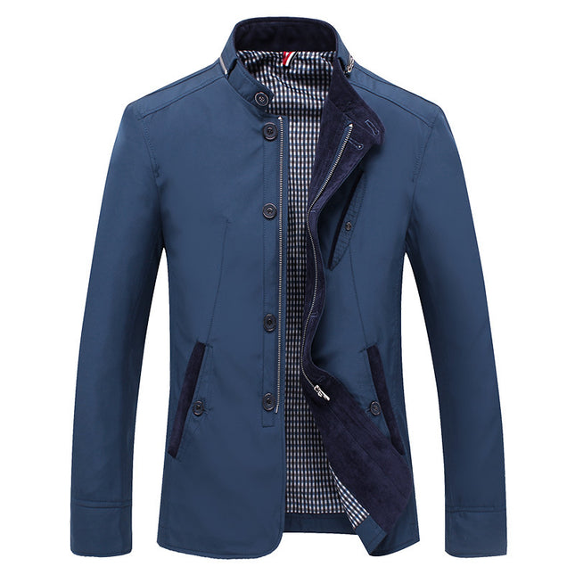 Wholesale Men's Spring and Autumn Slim Casual Blazer Jacket