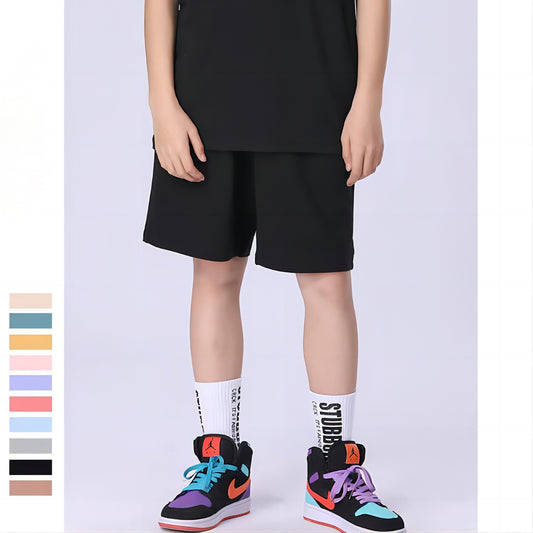 Wholesale Children's Shorts Loose Solid Color Boys & Girls Shorts