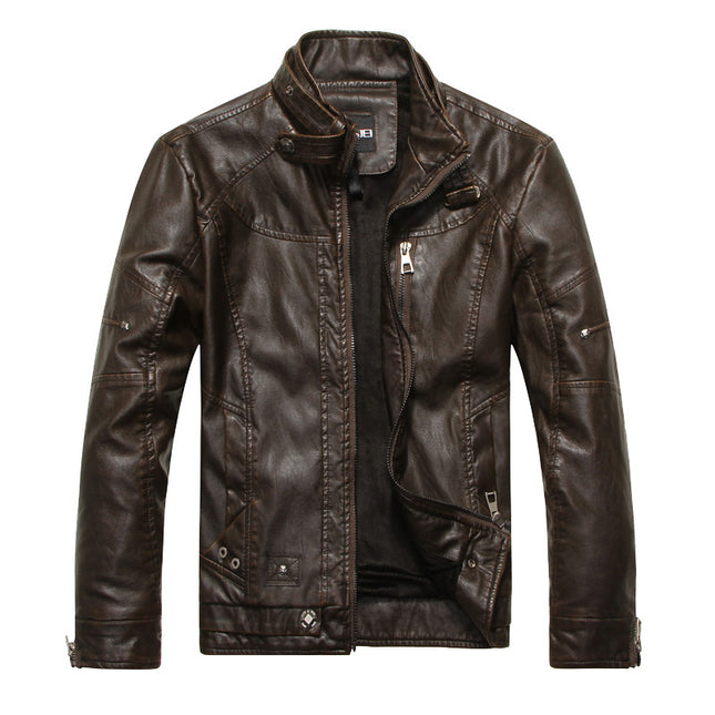 Wholesale Men's Men's Autumn and Winter Large Size PU Leather Jackets