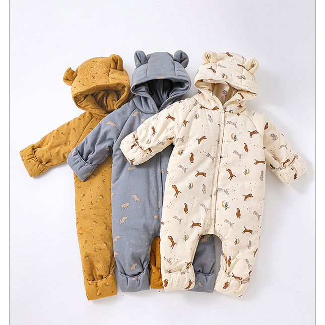 Wholesale Baby Onesies Newborn Baby Onesie Cotton Thickened Warm Romper One-piece Outfit