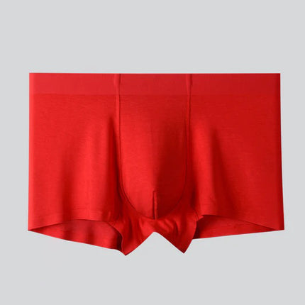 Wholesale Graphene Traceless Solid Color Modal Men's Boxer Briefs Underwear