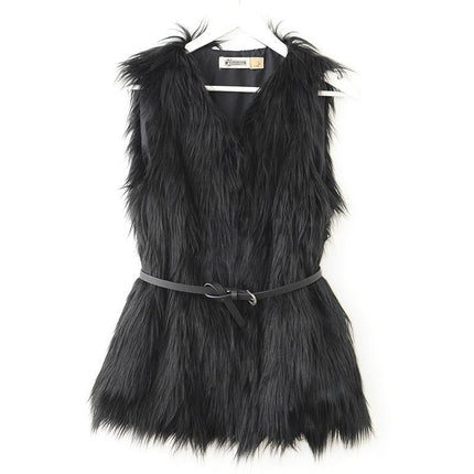 Wholesale  Women's Winter Sheep Beach Wool Short Fur Fox Fur Coat