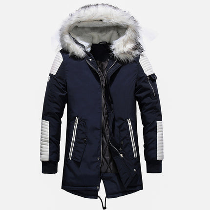 Wholesale Men's Autumn and Winter Mid-length Warm Padding Jackets