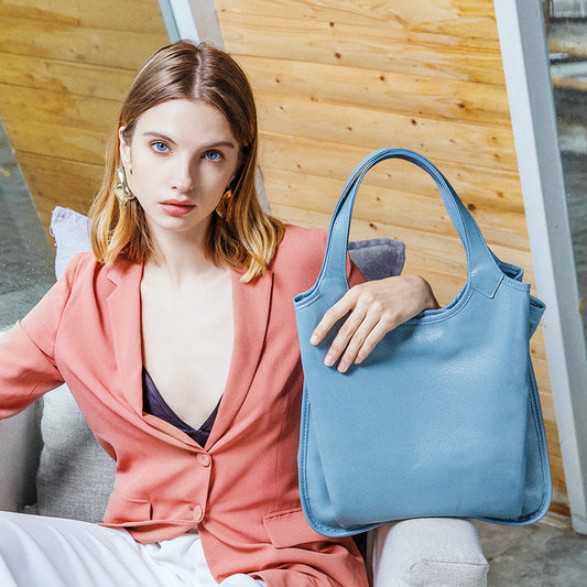 Women's Handbag Summer Fashion Tote Bag Genuine Leather Shoulder Crossbody Bag