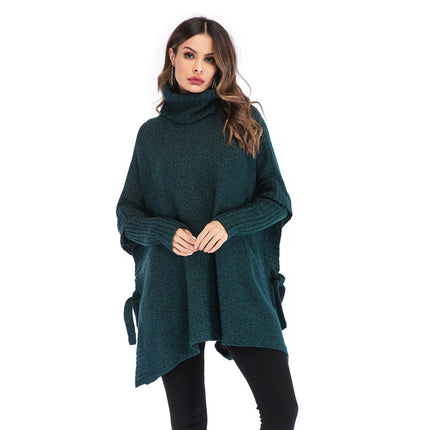 Wholesale Women's Plus Size Turtleneck Loose Casual Sweater