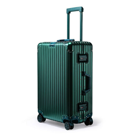 Women's 24-inch All-aluminum Magnesium Alloy Trolley Suitcase Men's Metal Password Business Suitcase