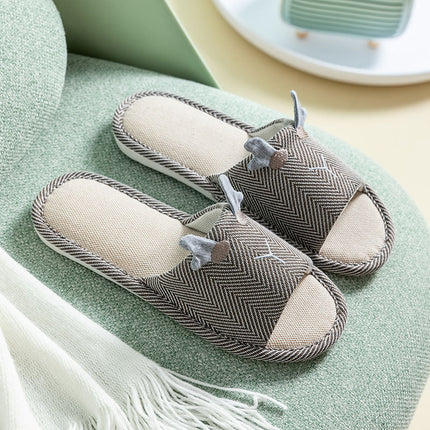 Wholesale Men's and Women's Linen and Linen Home Slippers