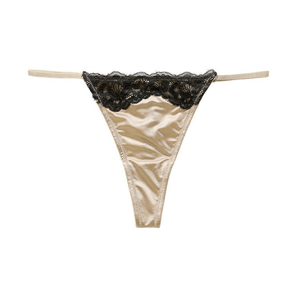 Wholesale Ladies Thong Lace Cotton Crotch Traceless Quick-drying Breathable Panties