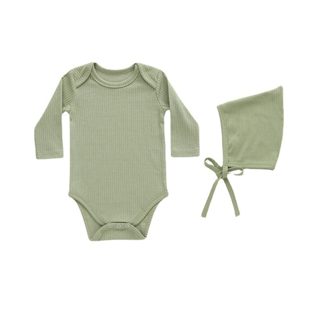 Newborn Baby Spring Bodysuit Infant Cotton Long-sleeved Siamese Romper