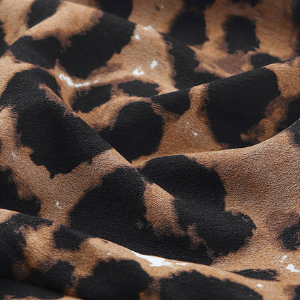 Wholesale Ladies Summer Leopard Print Tube Top Single Strap High Waist Jumpsuit