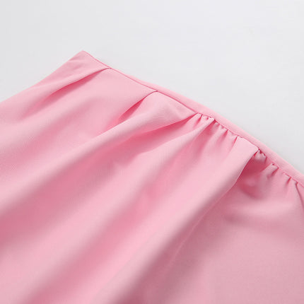 Wholesale Women's Summer High Waist Slim Side Slit Skirt