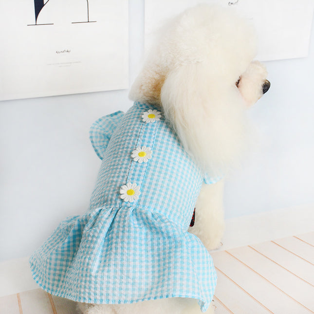 Wholesale Pet Summer Thin Dress Dog Dress Cat Two-legged Pet Clothes