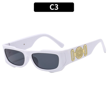Men and Women Retro Fashion Outdoor Driving Sun Protection Trendy Hip-hop Punk Style Sunglasses 