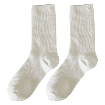 Wholesale Women's Spring and Summer Thin Cotton Cute Mid-calf Socks
