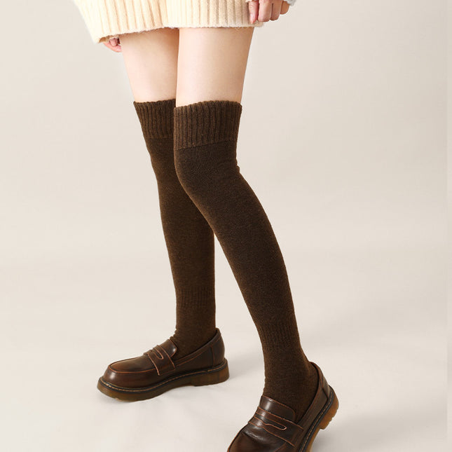 Wholesale Women's Winter Velvet Thickened Warm Thigh Stockings Terry Stockings 