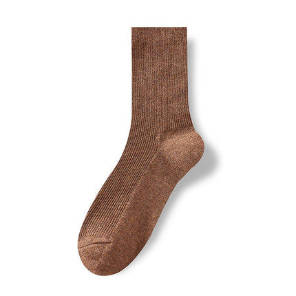 Wholesale Women's Spring  Autumn Sports Comfort Cotton Mid-calf Pile Socks