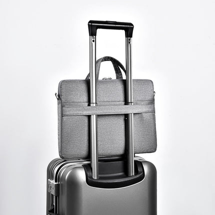Men's Business Briefcase Crossbody Laptop Bag Large Capacity Document Bag Handbag
