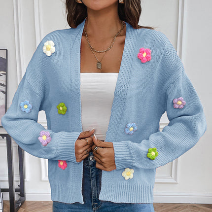 Wholesale Women's Casual Loose Cardigan Sweater Jacket