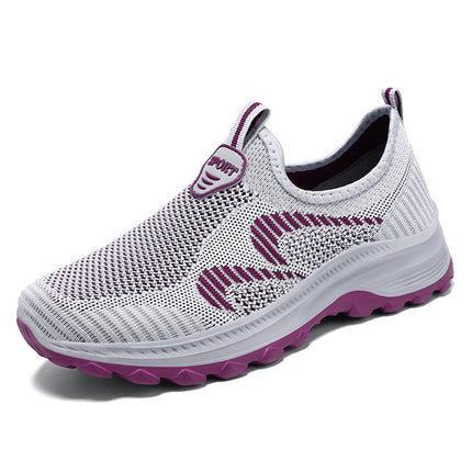 Middle-aged and Elderly Women Spring Wholesale Breathable Casual Sports Shoes 