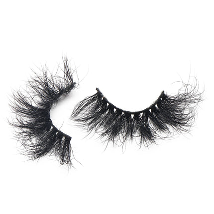 Wholesale Thick Mink Hair 27mm Extended Multi-layer 3D Curling Slim False Eyelashes