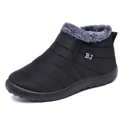 Wholesale Winter Padded Shoes Plus Velvet To Keep Warm Large Size Casual Snow Boots 