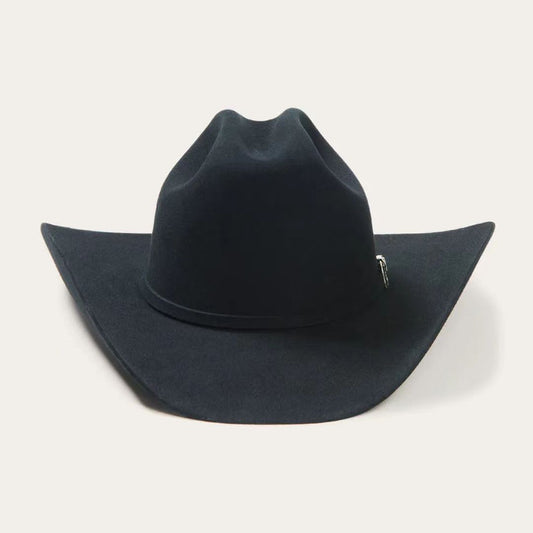 Wholesale Men's Fall Winter Woolen Cowboy Hat with Color Matching Jazz Hat 