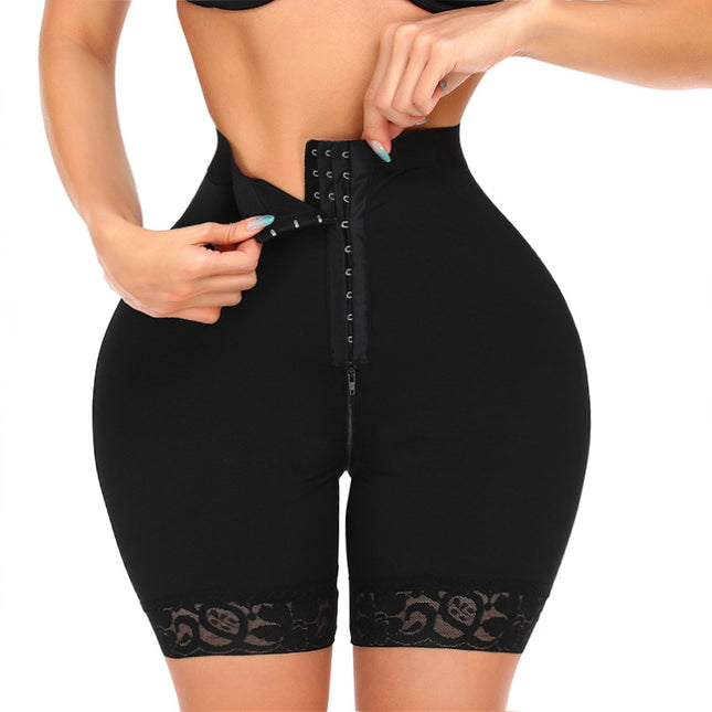 Wholesale Ladies Low Waist Plus Size Zipper Open Crotch Lift Hip Shapewear