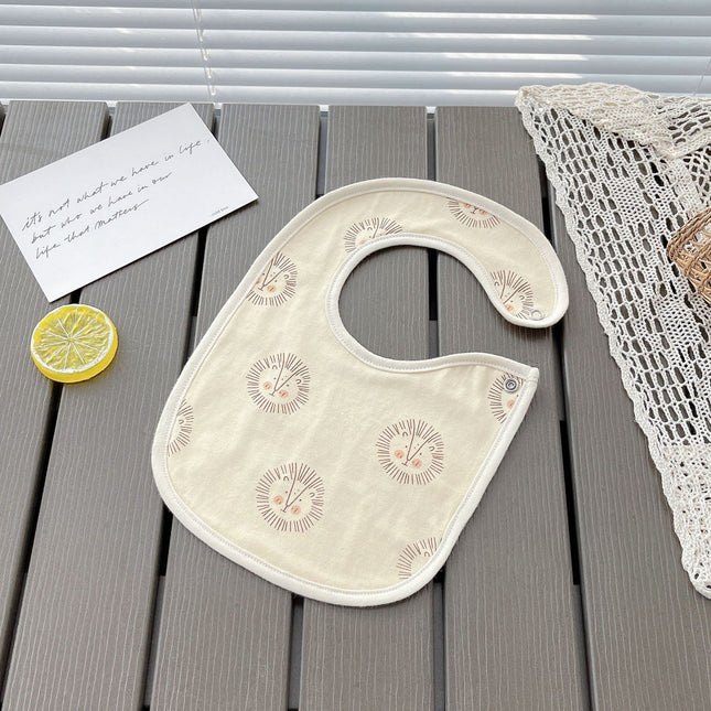Wholesale Baby Cotton Waterproof Bib Saliva Towel 4-Pack