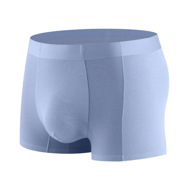 Wholesale High-end Modal Men's Underwear Seamless Mid Waist Antibacterial Sports Boxer 