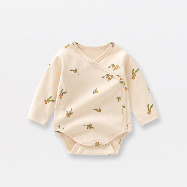 Wholesale Spring and Autumn Baby Triangle Romper Newborn Long-sleeved Jumpsuit Romper