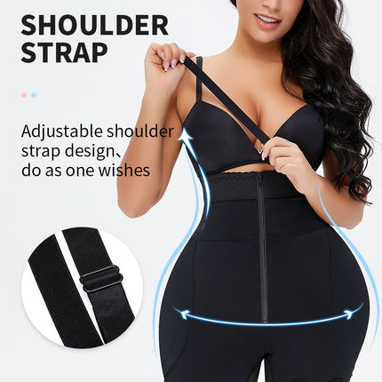 Wholesale Ladies Adjustable Strap Breasted Hip Sponge Pad Thick Butt Lifting Shorts