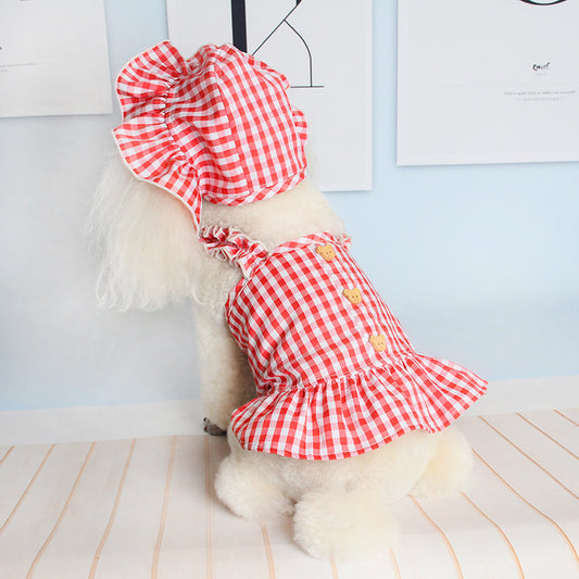 Wholesale Summer Pet Thin Dress Dog Clothes Cat Clothes 