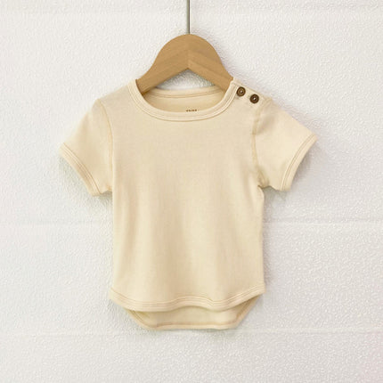Baby Summer Thin Half Sleeve Top Cotton T-Shirt