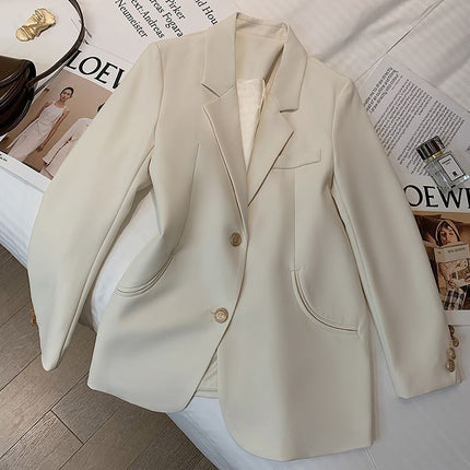 Wholesale Women's Spring and Autumn Fashionable Mid-Length Blazer 