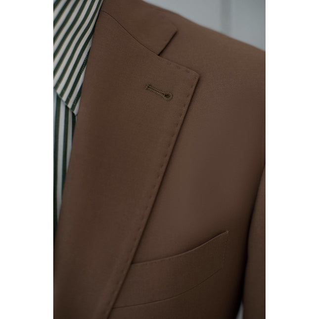 Wholesale Men's Fashion Casual Khaki Stretch Blazer Top