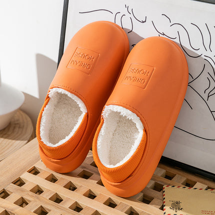 Wholesale Women's Winter Warm and Waterproof Thick-soled Slippers 