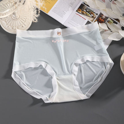 Wholesale Women's Lightweight Silk Antibacterial Traceless Plus Size Underwear