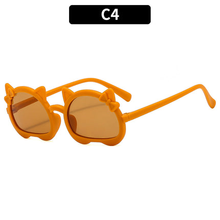 Children's Cute Style Cat Cartoon Sunglasses Animal Anti-UV Sunglasses 
