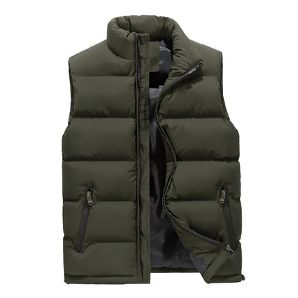 Wholesale Men's Autumn Winter Casual Warm Padded Vest
