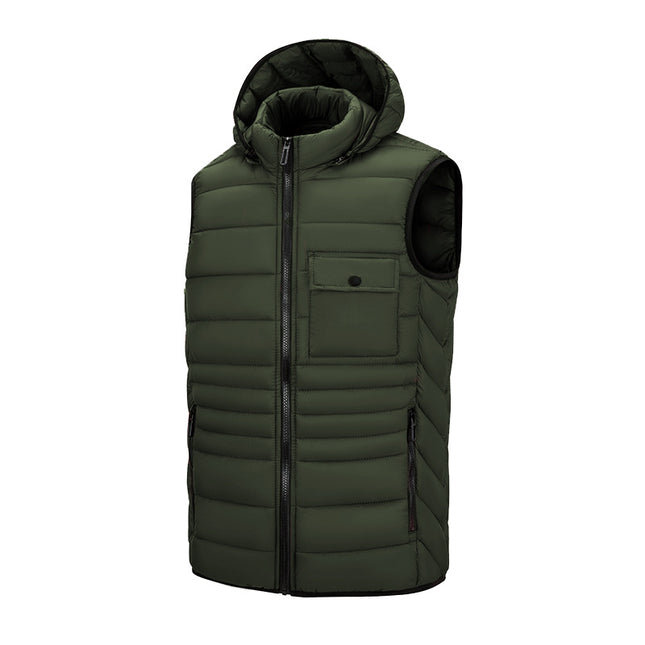 Wholesale Men's Autumn and Winter Warm Padded Vests Coat
