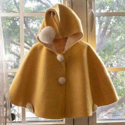 Wholesale Children's Autumn Winter Elf Hat Warm Cape Coat