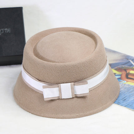 Wholesale Fall Winter Woolen Hat Breathable and Warm Bucket Hat