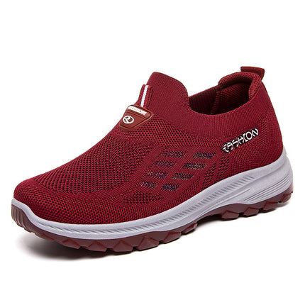 Wholesale Women's Spring Shoes Breathable Soft Sole Shoes for Middle-aged and Elderly People 